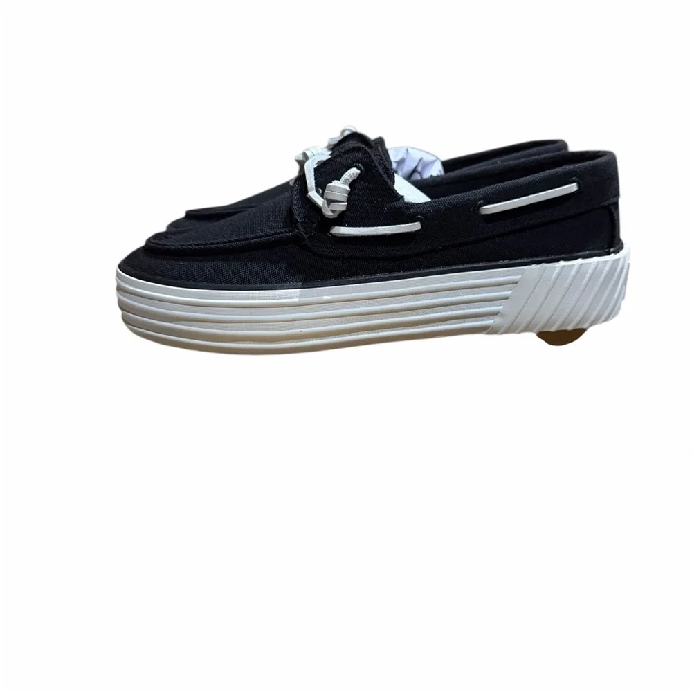 NIB Sperry Bahama 2 Platform Canvas‎ Boat Shoes
